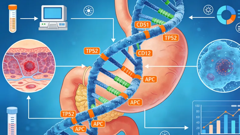 膀胱癌尿液基因检测采样示意图