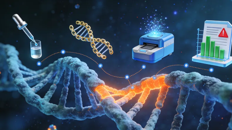 医生与患者沟通基因检测报告示意图