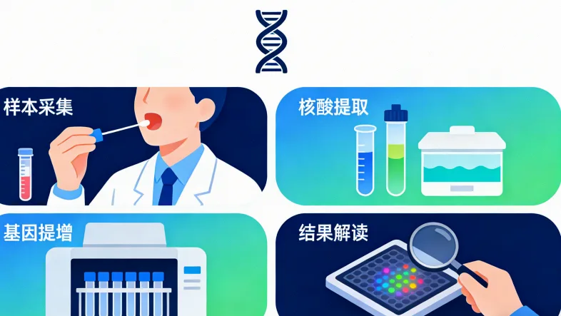 结直肠癌基因突变常见类型示意图