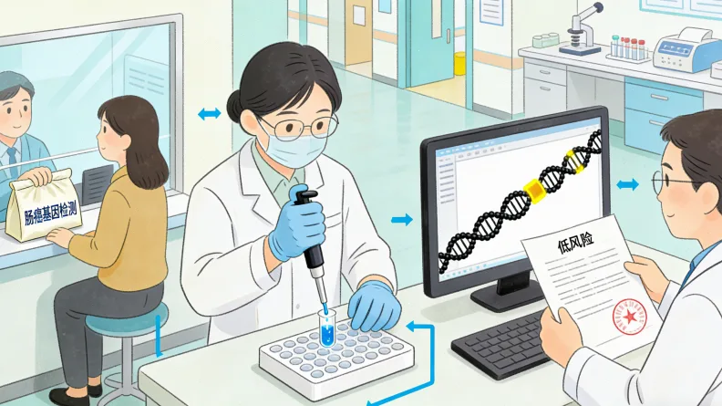 基因测序技术原理示意图