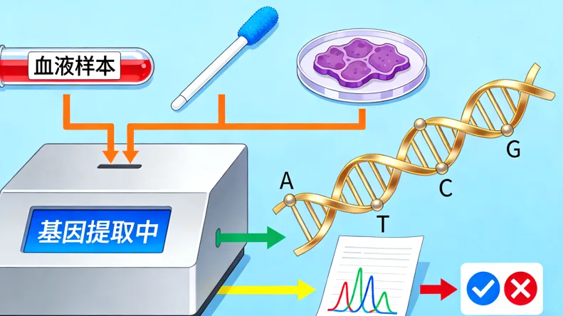脑肿瘤基因检测流程示意图