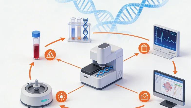 下一代测序(NGS)工作流程简图