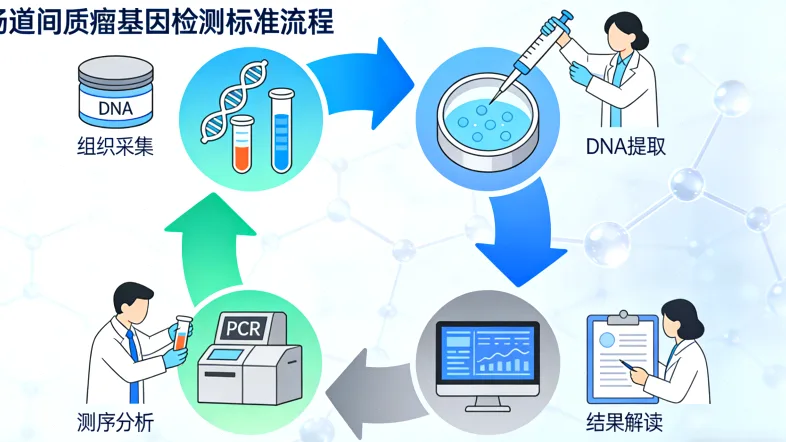 脑肿瘤基因检测流程示意图