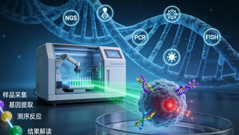 肿瘤组织样本处理与检测流程简图