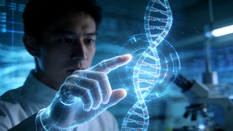 肺癌基因检测基本流程示意图