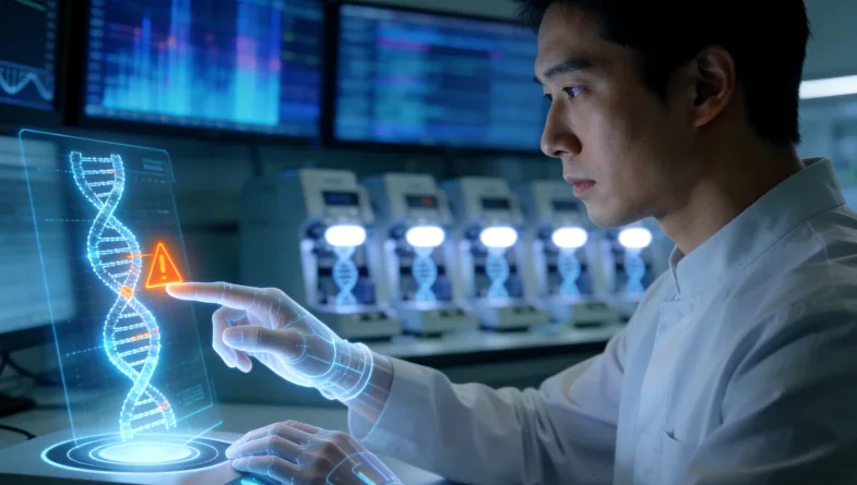 DNA双螺旋结构示意图