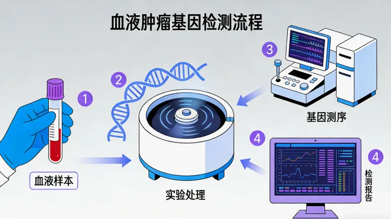 白血病常见基因突变类型示意图