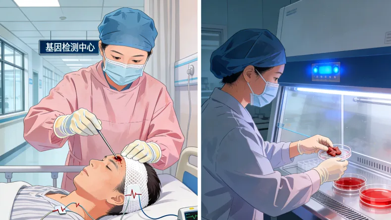 高通量测序实验室工作流程简图