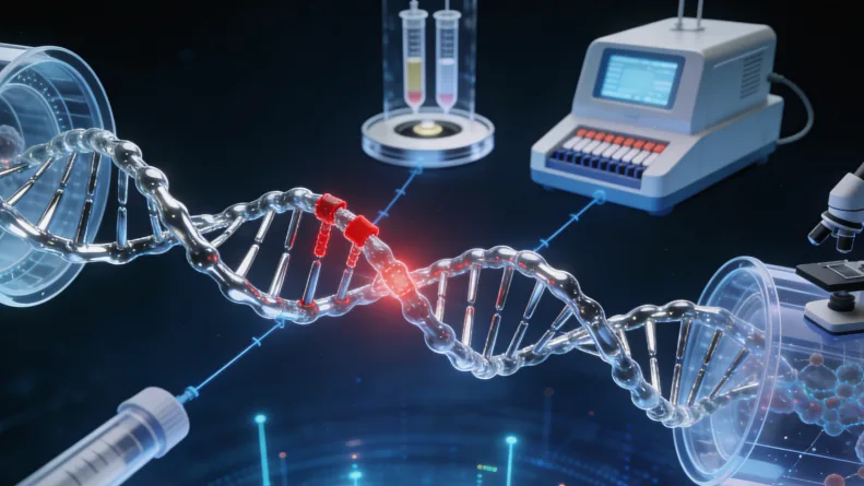血液肿瘤基因检测核心流程示意图