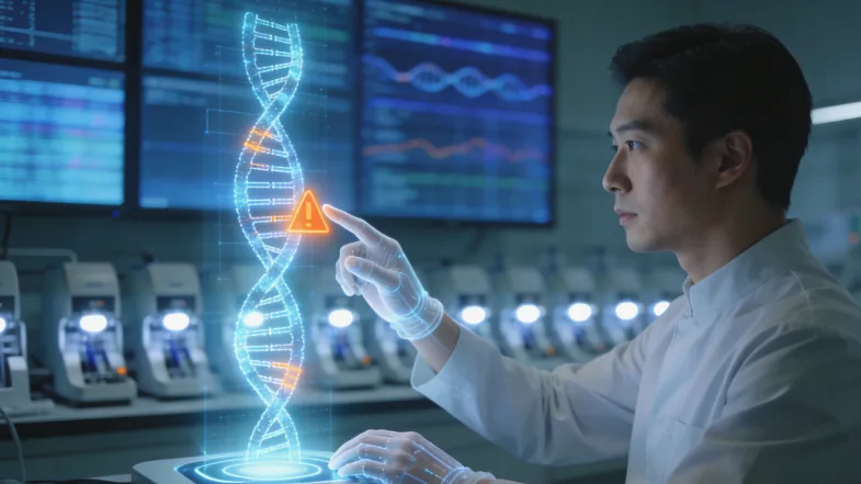 DNA双螺旋结构示意图