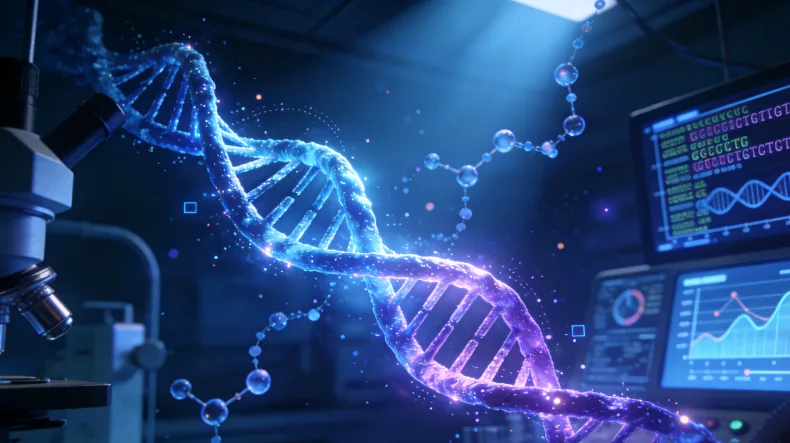 DNA双螺旋结构示意图