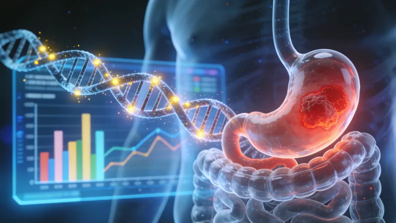 肠癌基因检测样本采集示意图