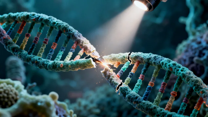 基因检测实验室工作场景