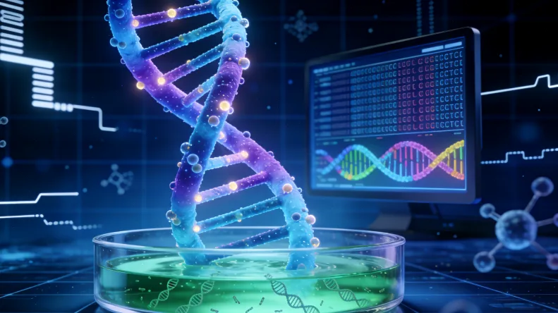 脑肿瘤基因检测核心流程示意图