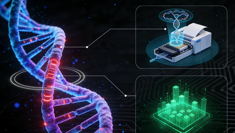 前列腺癌基因检测流程示意图