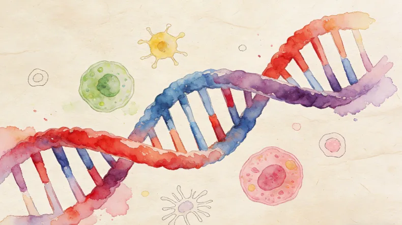 基因检测报告关键信息解读示例图