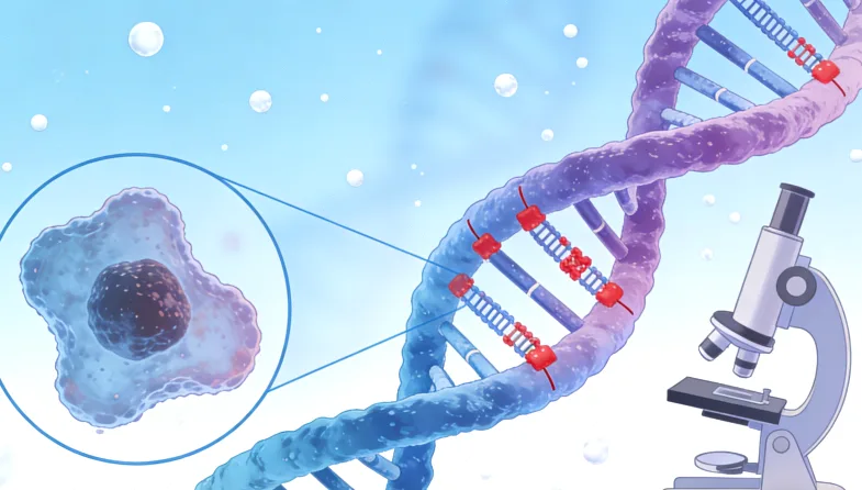 前列腺癌基因检测两种类型示意图