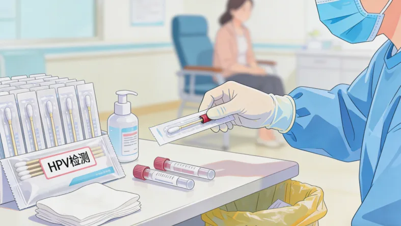 基因测序实验室工作场景