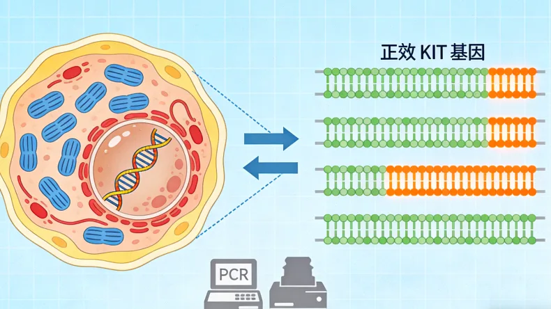 基因测序实验室工作场景