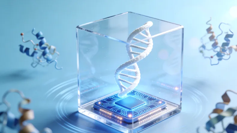 专业实验室测序仪工作示意图