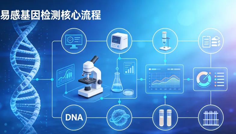 正规基因检测实验室工作场景