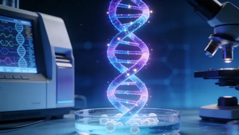 结直肠癌基因检测全流程示意图