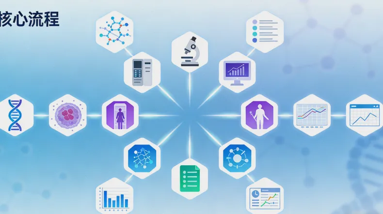 肿瘤组织切片与血液样本对比图