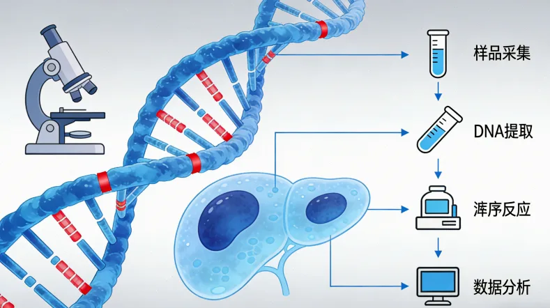 组织切片与血液样本对比图