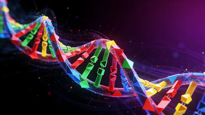 肿瘤组织切片与基因测序过程展示