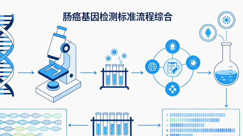 基因检测实验室内部工作流程