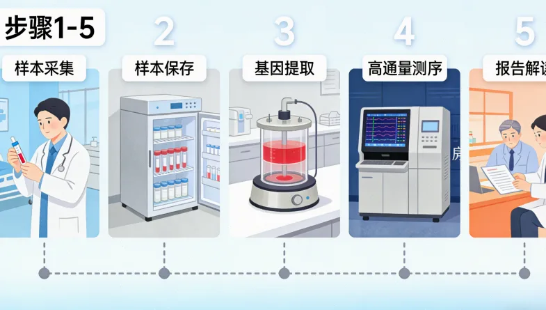 胰腺癌基因检测核心价值示意图
