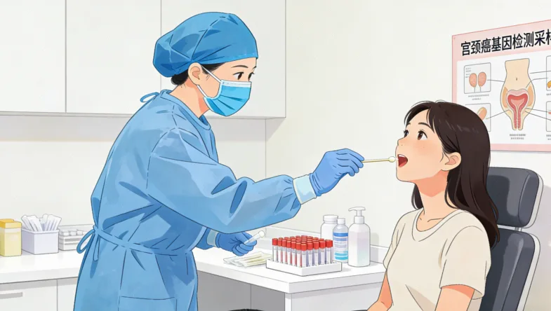 肉瘤基因检测中心实验室工作场景