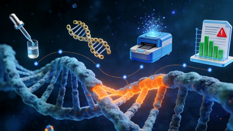 鼻咽癌基因检测科学原理示意图