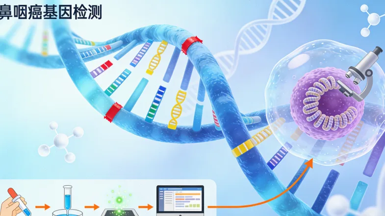 脑肿瘤基因检测全流程示意图