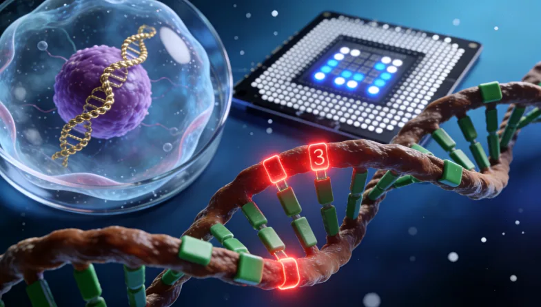 肺癌基因检测核心流程示意图