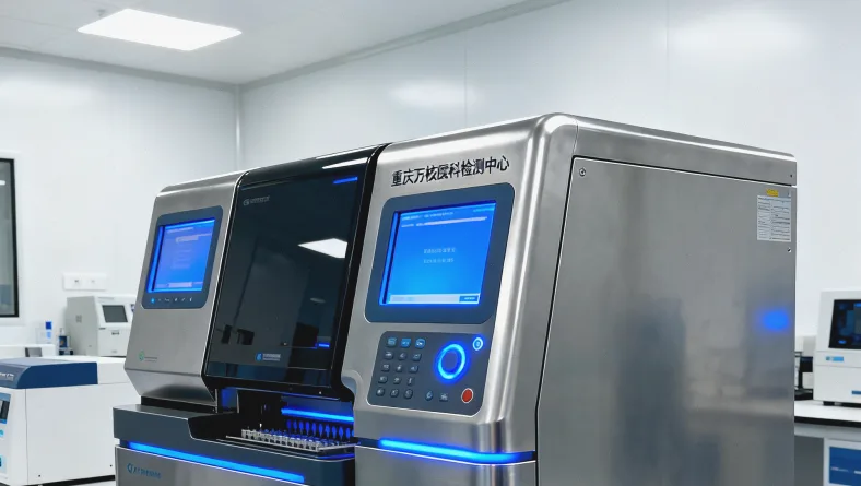 基因测序仪内部原理示意图