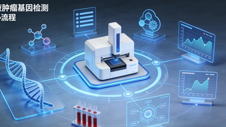 食管癌基因检测报告重点内容示意图