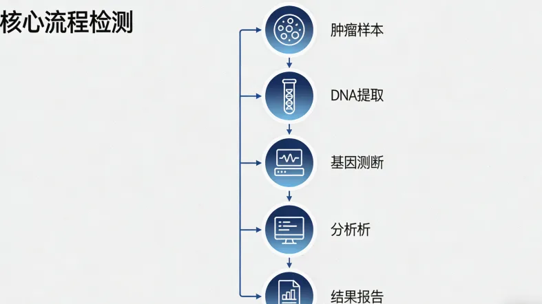 胰腺癌基因检测办理流程示意图