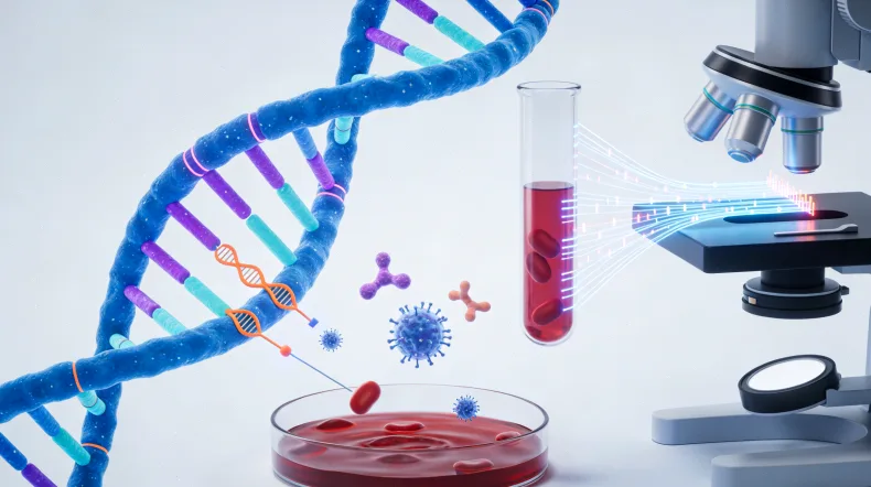 一份血液肿瘤基因检测报告重点标注示例