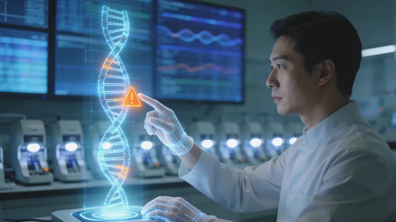 肿瘤组织切片与血液样本采集图示