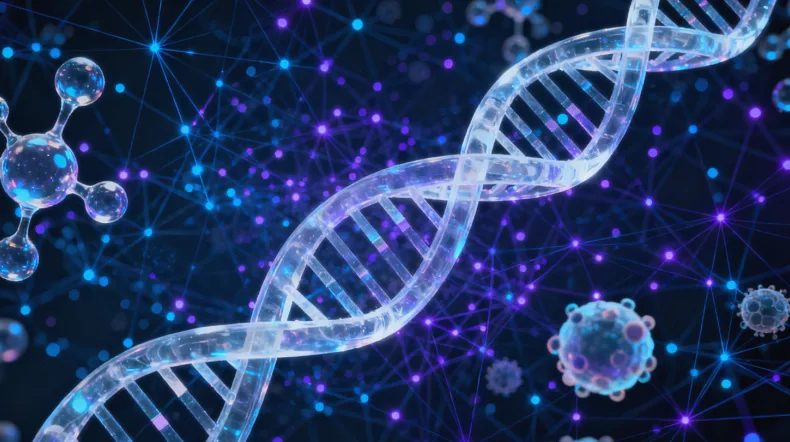 肠癌基因检测核心流程示意图