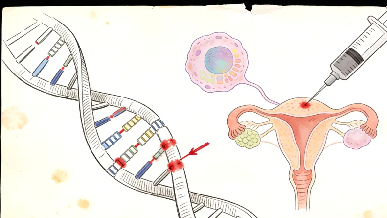 肺癌基因检测核心流程示意图
