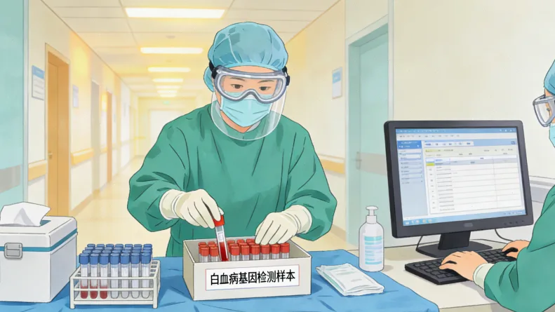 膀胱癌基因检测核心流程示意图