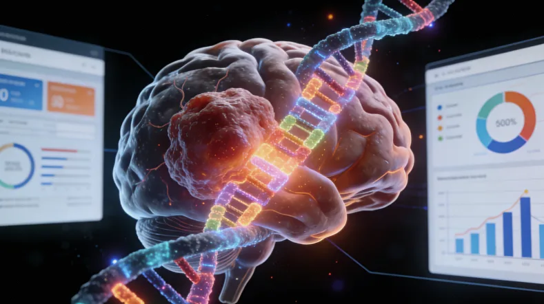 肝癌基因检测实验室工作场景