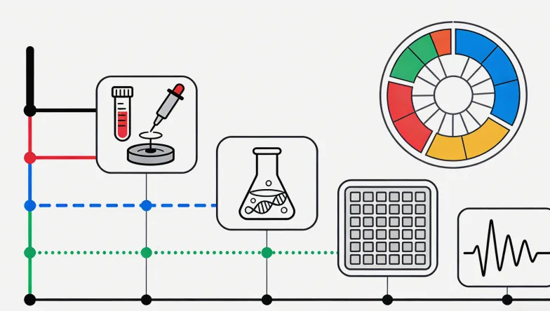 基因检测样本采集过程示意