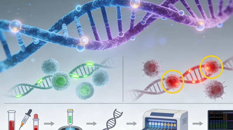 肉瘤基因检测全流程示意图