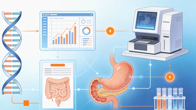 结直肠癌基因检测核心基因示意图