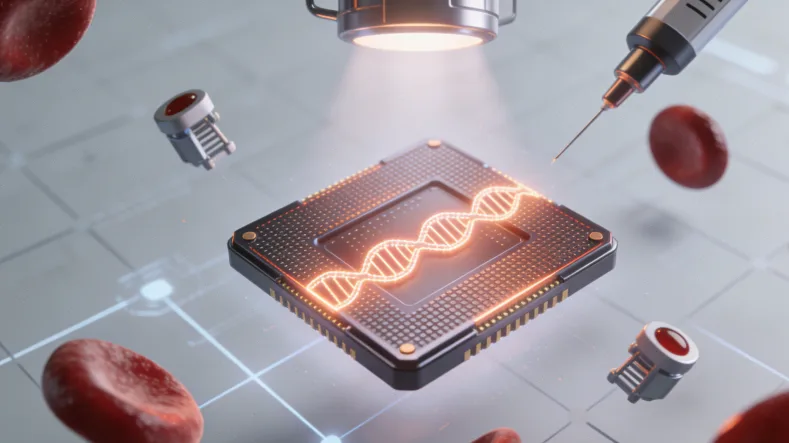 淋巴瘤基因检测核心流程示意图