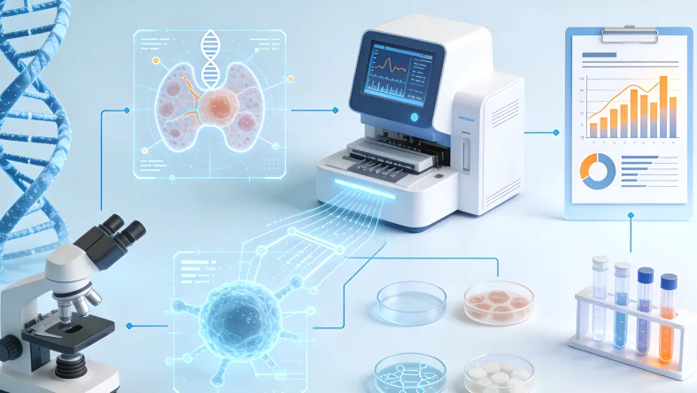 胰腺癌基因检测核心基因示意图