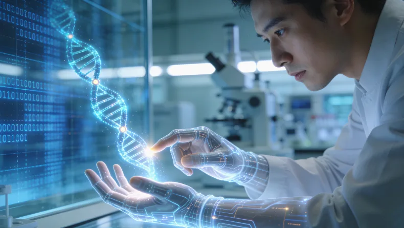 食管癌基因检测核心流程示意图